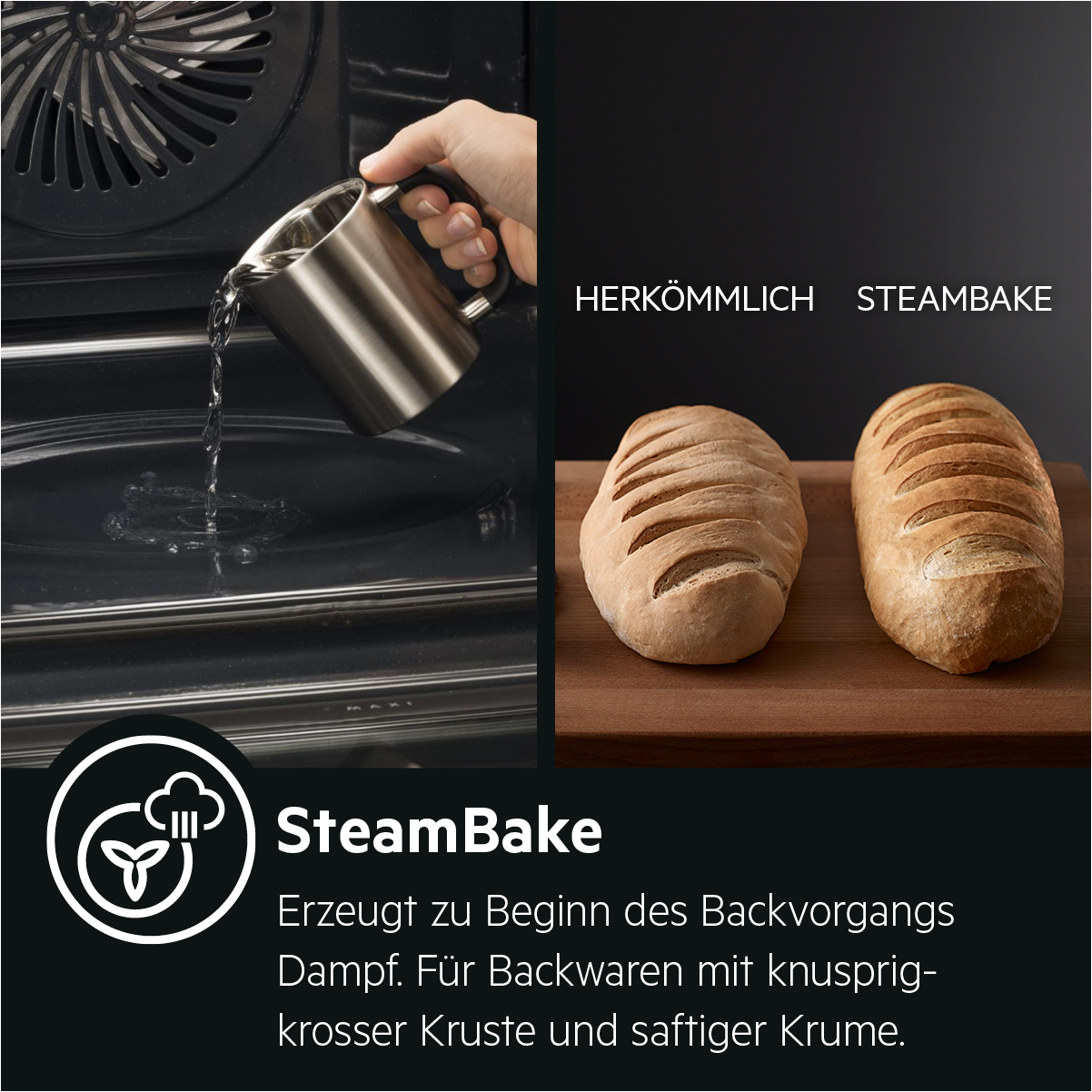 scherer kuchen aeg ofen steambake